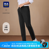 海澜之家（HLA）休闲裤男轻商务时尚系列裤子男秋冬季 黑色5C 3XL 190/96A推荐177~188斤