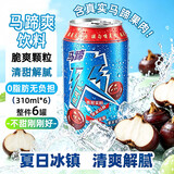 珍珠湾马蹄爽果蔬汁饮料果粒荸荠果肉0脂马蹄水聚会烧烤火锅饮品310ml*6