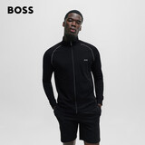 BOSS 男士24夏细节装饰弹力棉质拉链夹克50515366