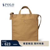 Polo Ralph Lauren 拉夫劳伦 男配 经典款帆布购物托特包 270-棕黄色 ONE