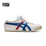 Onitsuka Tiger鬼塚虎男女一脚蹬懒人鞋帆布休闲鞋MEXICO 66™ SLIP-ON 1183A360 白色 44.5