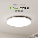 三雄极光次日达吸顶灯阳台灯led现代简约大气圆形卧室灯具 P1正白光36W