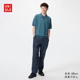 优衣库麻混纺休闲裤男装裤子棉麻透气舒适可调节26春夏新款482920 69 藏青色 L