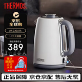 THERMOS电热水壶 304不锈钢烧水壶 家用开水壶 智能温控无缝内胆电水壶 EHA-1331A 1.7L