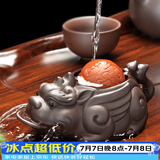 唐丰紫砂茶宠财源滚滚金蟾茶具茶盘摆件喷水聚宝金蟾茶桌配件 财源滚滚茶宠（宇辉同行同款）