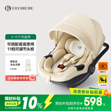 怡戈（Ekobebe）新生婴儿0-15个月提篮式安全座椅汽车用便携车载麦浪米【新国标】
