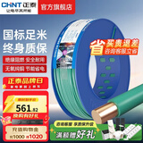 正泰（CHNT）电线铜芯电缆电源线BV1.5/2.5/4平方6平方国标纯铜家装硬电线 绿色BV4（100米）