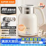苏泊尔（SUPOR）烧水壶2L大容量电水壶热水壶 有钛一体内胆 1800W速沸 自动断电保温水壶 SW-20J103T