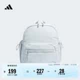 adidas实用运动健身休闲出游双肩背包 多巴胺配色 阿迪达斯官方 浅蓝色   均 码