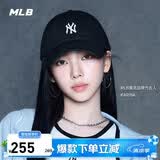 MLB帽子男女棒球帽鸭舌帽软顶遮阳帽3ACP7701N-50BKS