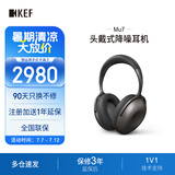 KEF Mu7 头戴式蓝牙耳机  无线HiFi音乐耳麦 智能主动降噪 高保真长续航耳机 生日礼物 补贴 炭灰色