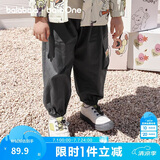 巴拉巴拉balaOne宝宝长裤男童工装裤2025秋季宽松束脚裤户外209325108103