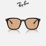 雷朋（RayBan）七夕情人节礼物方形大框太阳镜时尚高级开车防晒墨镜0RB4392D