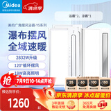 美的（Midea）浴霸暖风照明排气一体摆风速暖浴室取暖器卫生间灯集成吊顶Y5