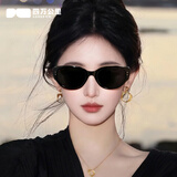 四万公里墨镜复古猫眼偏光女高级感窄框眼镜潮防紫外线太阳镜防晒遮阳眼镜