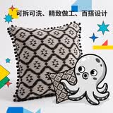 墨斗鱼抱枕 沙发抱枕靠枕床头靠垫车载抱枕沙发靠背垫