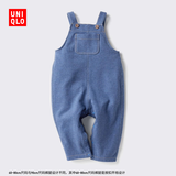 优衣库婴幼儿背带裤宝宝新生儿背带裤491043 66 蓝色 70