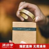 马登福叔复古工装BLISS开口抛光黄铜宽手镯字母打磨手环配饰品男 黄铜手环