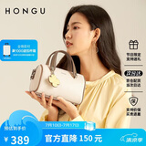 红谷女士包包牛皮单肩包女包斜挎包包手拎包简约枕头包生日礼物送女友