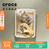 CROCS卡骆驰檀健次同款经典泡芙洞洞鞋轻便舒适男女同款花园鞋|207521 骨白色-2Y2(含智必星) 36 /37(220mm)