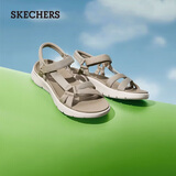 斯凯奇（Skechers）凉鞋女士户外厚底时尚百搭拖鞋防滑溯溪沙滩鞋