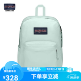 JANSPORT杰斯伯书包轻便双肩包男女旅行包简约背包电脑包学生校园 4QUEEW7青漾-隔层+侧袋