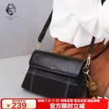 老人头头层牛皮女士包包女包大容量单肩包斜挎包手提包轻奢女友生日礼物