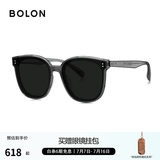 BOLON暴龙眼镜杨紫同款猫眼太阳镜偏光墨镜开车防紫外线男女款BL3082 C12-灰色偏光