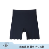 纤莉秀大码女装防走光不卷边安全裤丝滑轻薄无痕裸感打底裤春新款1730 黑色 3XL