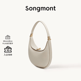 Songmont山下有松松月系列月弯包设计师月牙包秋冬单肩腋下包 茯苓白 预售30天