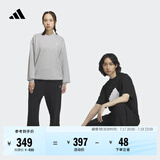 adidas情侣款加绒加厚直筒束脚运动裤男女秋冬阿迪达斯官方轻运动   黑色（推荐女生选小一码）   L