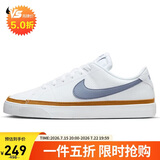 耐克NIKE休闲鞋女子板鞋缓震COURT LEGACY运动鞋DH3161-108白蓝36.5