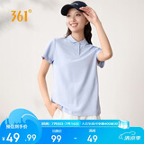 361°t恤女夏季新款运动polo衫速干休闲跑步健身短袖上衣662624111H-4