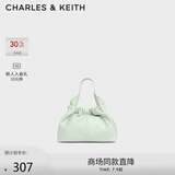 CHARLES&KEITH柔软褶皱链条云朵包手提单肩包包女包生日礼物送女友CK2-10151320