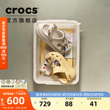 卡骆驰（CROCS）檀健次同款经典泡芙洞洞鞋百舒适男沙滩鞋女鞋休闲鞋|207521 骨白色-2Y2(含智必星) 35 (210mm)