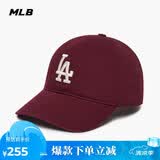 MLB帽子男女同款棒球帽软顶鸭舌帽休闲运动帽礼物3ACP6601N-07RDS-F