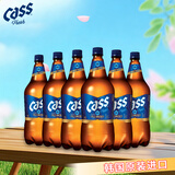 凯狮（CASS）啤酒 1.6L*6桶 清爽原味 4.5度 韩国原装进口啤酒 大桶