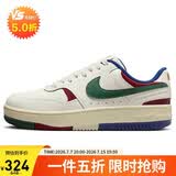 耐克NIKE板鞋女缓震透气GAMMA FORCE运动鞋DX9176-102白绿蓝37.5