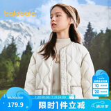 巴拉巴拉童装男童羽绒服秋冬季女小童中大童V领时尚保暖外套208424107221