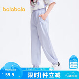 巴拉巴拉儿童长裤男童裤子夏女童裤宽松202224108207