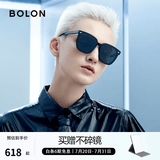 BOLON暴龙眼镜太阳镜防晒墨镜偏光镜男女款韩版经典方框遮阳镜 BL3027 BL3027C11-深灰色