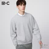优衣库宽松卫衣/长袖男装女装合作款/运动衫481040 486125 482310/03灰色 L