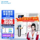 科罗菲（COLOFEL）中央软水机家用橱下安装迷你小型 2T/H大流量 全自动全屋净水软水系统套装 软化水除垢净水器设备 领先套装【8T前置+净水机+软水机+1200G直饮机】