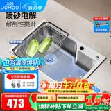 九牧（JOMOO）水槽304不锈钢厨房大单槽多功能水池洗菜盆洗碗盆 06676【68*45】不含龙头