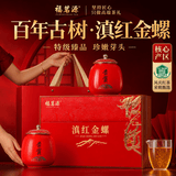 福茗源滇红金螺红茶 特级2026新茶凤庆滇红茶嫩芽茶叶礼盒送长辈500g
