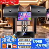 山水（SANSUI）H15 家庭ktv音响套装 家庭影院ktv点歌机一体机 音响家用功放机  三分频卡拉ok点唱机唱歌全套设备 10吋音响豪华经典款（店长推荐）