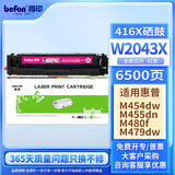 得印 W2043X 416X含芯片硒鼓红色 适用惠普HP m454dw m479fdw m454dn 479dw m480 佳能crg055墨盒粉盒 