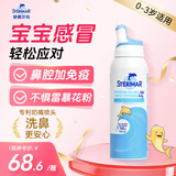 舒德尔玛（STERIMAR）小海豚生理盐水海盐水洗鼻盐水鼻喷100ml婴儿0-3岁鼻炎洗鼻器法国
