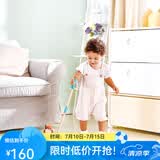 Hape推推乐 儿童学步玩具拖拉单杆木头可拆卸男女小孩 花园推推乐E0341 1-3Y