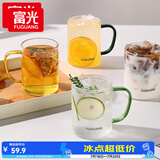 富光玻璃杯水杯子茶杯具凉水杯牛奶啤酒果汁杯子耐高温马克杯家居馆